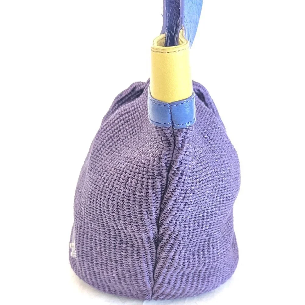 π Maxx New York Purple Woven Purse π - Picture 7 of 10